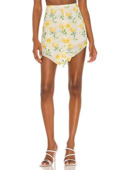 GUIZIO - Micro Women's Pull-On Bodycon Mini Skirt Pink