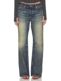 EB Denim - Mid Rise Women's Flared Jeans Blue