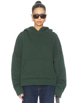 Entire Studios - Heavy Women's French Terry Hooded Pullover Hoodie Green