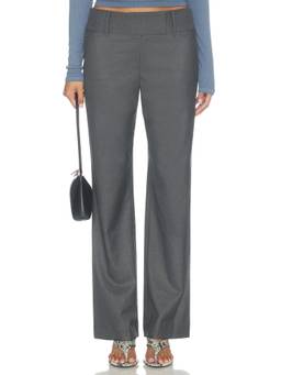 Enza Costa - Suiting Minimal Women's Stretch Straight Trousers Charcoal