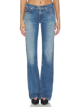 Eterne - Low Rise Women's Bootcut Jeans Blue