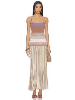 FAITHFULL THE BRAND - Esenia Women's Striped Sleeveless Knit Maxi Dress Multi-Color