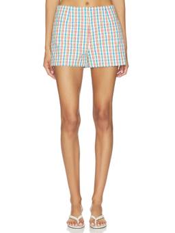 FAITHFULL THE BRAND - Aurora Women's Mini Zipper Shorts Multi-Color
