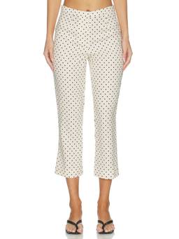 FAITHFULL THE BRAND - Iria Women's Mid-Waist Cropped Linen Capris Off White