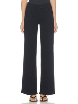 FRAME - Low Rise Women's Wide-Leg Palazzo Jeans Black