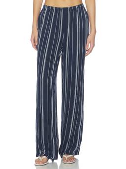 Favorite Daughter - Everything Women's Elastic Waist Wide-Leg Palazzo Pants Navy Blue