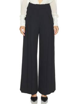 Favorite Daughter - Pleats For Days Women's Pleated Wide-Leg Palazzo Pants Black