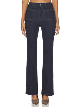 Good American - Always Fits Women's High-Waist Bootcut Jeans Indigo