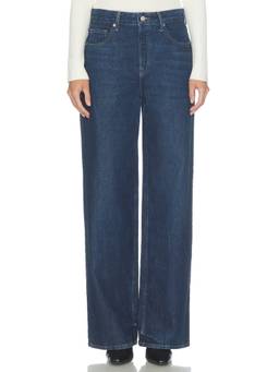 Good American - Vintage Wide Women's High-Waist Stretch Wide-Leg Jeans Blue