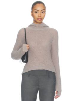 Geel - Rosa Women's Lightweight Semi-Sheer Turtleneck Sweater Mauve