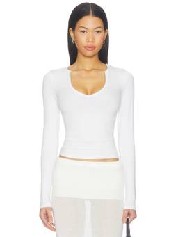 Geel - Women's Lightweight Jersey Tapered Waist Crop Top White