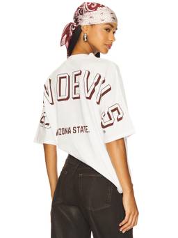 Hype and Vice - Homerun Women's Graphic Raglan Crop Top Multi-Color