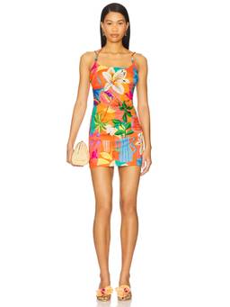 Kulani Kinis - Knit Women's Sleeveless Cinched Waist Mini Bodycon Dress Yellow