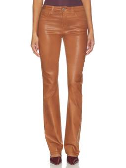 L'AGENCE - Selma Sleek Women's Stretch Boot Cut Trousers Brown