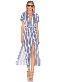 L'Academie - Gaia Women's Halter Neck Tie-Up Flared Mini Dress Off White