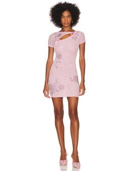 LOBA - Maureen Women's Draped Hi-Low Midi Dress Off White
