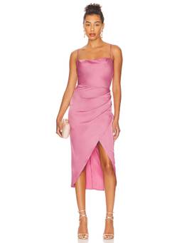 MORE TO COME - Bexley Women's Strapless Satin Skirt Set Green