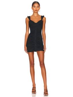 MORE TO COME - Josefina Women's One-Shoulder Sequin Embellished Mini Dress Orange