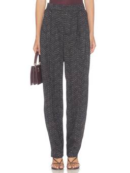 Missoni - Sequin Herringbone Women’s High-Waist Slim Trousers Black