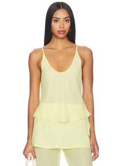 MADISON THE LABEL - x REVOLVE Women's Sleeveless V-Neck Tank Top Yellow