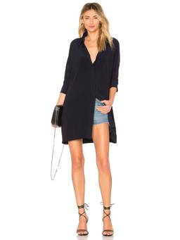 Norma Kamali - Cap Sleeve Women's Faux Leather Bomber Bodysuit Black