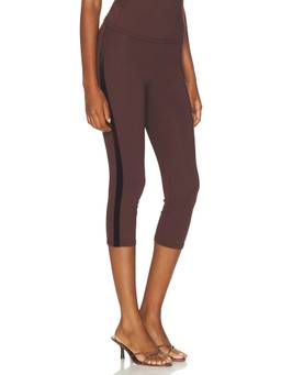 Only Hearts - Right Bank Women's Stretch Jersey Pull-On Capris Brown
