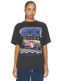 Philcos - Indianapolis 500 Men's Graphic Print Crew Neck T-Shirt Black