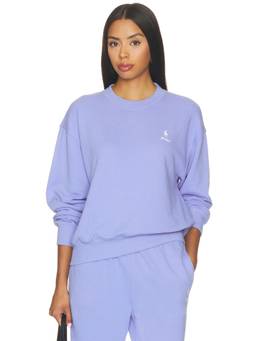 POLO RALPH LAUREN - Island Fleece Women's Embroidered Crew Neck Sweatshirt Lavender