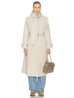 POLO RALPH LAUREN - Twill Women's Belted Trench Jacket Beige