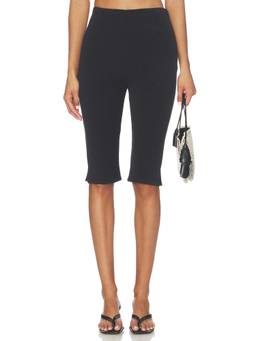 Posse - Angelina Women's Stretch Slim Fit Jersey Capris Black