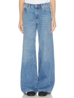 ROLLA'S - Frankie Women's Mid-Waist Wide-Leg Jeans Blue
