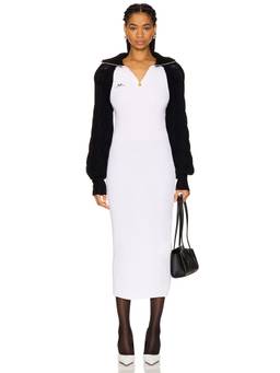 Rowen Rose - Draped Women's Cape Mini Dress White