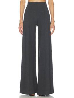 Ripley Rader - Ponte Knit Women's High-Waist Wide-Leg Palazzo Pants Grey