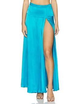 Runaway The Label - Cyrus Women's Low Waist Sheer Maxi Skirt Pink