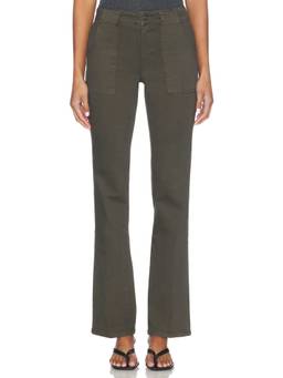 Sanctuary - Insider Women's Mid-Waist Stretch Bootcut Jeans Olive