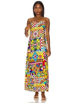 SEVEN WONDERS - Rozza Women's Sleeveless Scoop Neck Knit Maxi Dress White