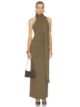 SER.O.YA - Kenni Women's Sleeveless Knit Maxi Dress Olive