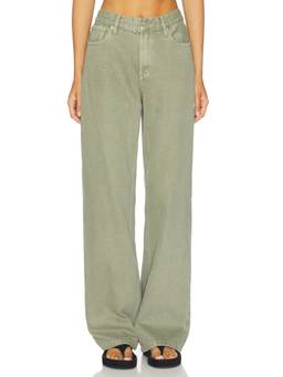 Still Here - Everyday Women's Mid-Waist Straight-Leg Jeans Olive