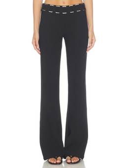 Tiger Mist - Jetta Women's Wide-Leg Palazzo Pants Black