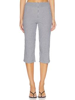 Tularosa - Josie Women's Mid-Waist Slim Fit Capris Black