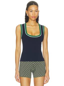 THE UPSIDE - Joey Women's Sleeveless Knit Tank Top Navy Blue