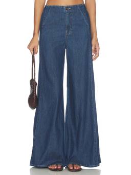 Veronica Beard - Digby Women's High-Waist Wide-Leg Palazzo Pants Blue