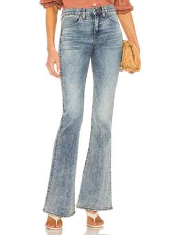 Veronica Beard - Crosbie Women's High Waist Wide Leg Jeans Blue