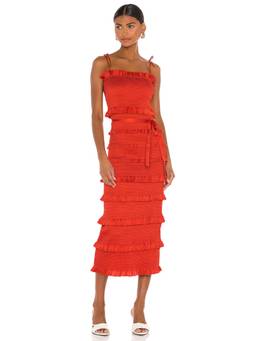 V. Chapman - X Kristopher Brock Women's Lace Off-Shoulder Gown Off White