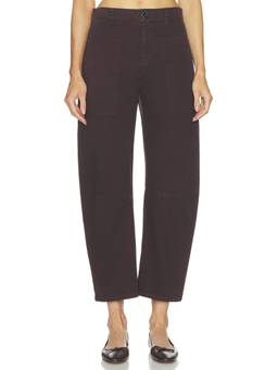 Velvet by Graham & Spencer - Brylie Women's High-Waist Straight-Leg Culottes Brown