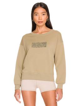 WellBeing + BeingWell - Fleur Women's Cropped V-Neck Sweater Brown