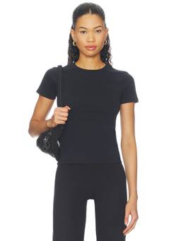 WellBeing + BeingWell - Lani Women's Raglan Sleeve Crew Neck T-Shirt Black