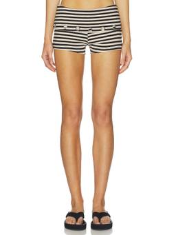 Zemeta - Celestial Women's Pull-On Grommet Detail Shorts Black