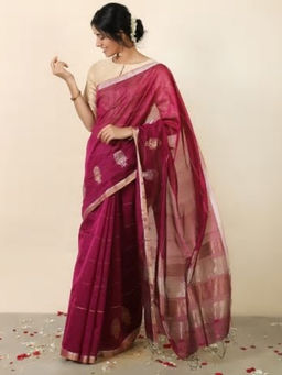 Fabindia - Cotton Silk Chanderi Sari