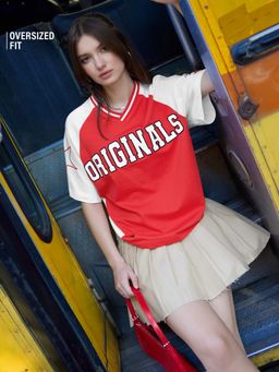 The Souled Store - Originals: All Stars Women Oversized T-Shirt